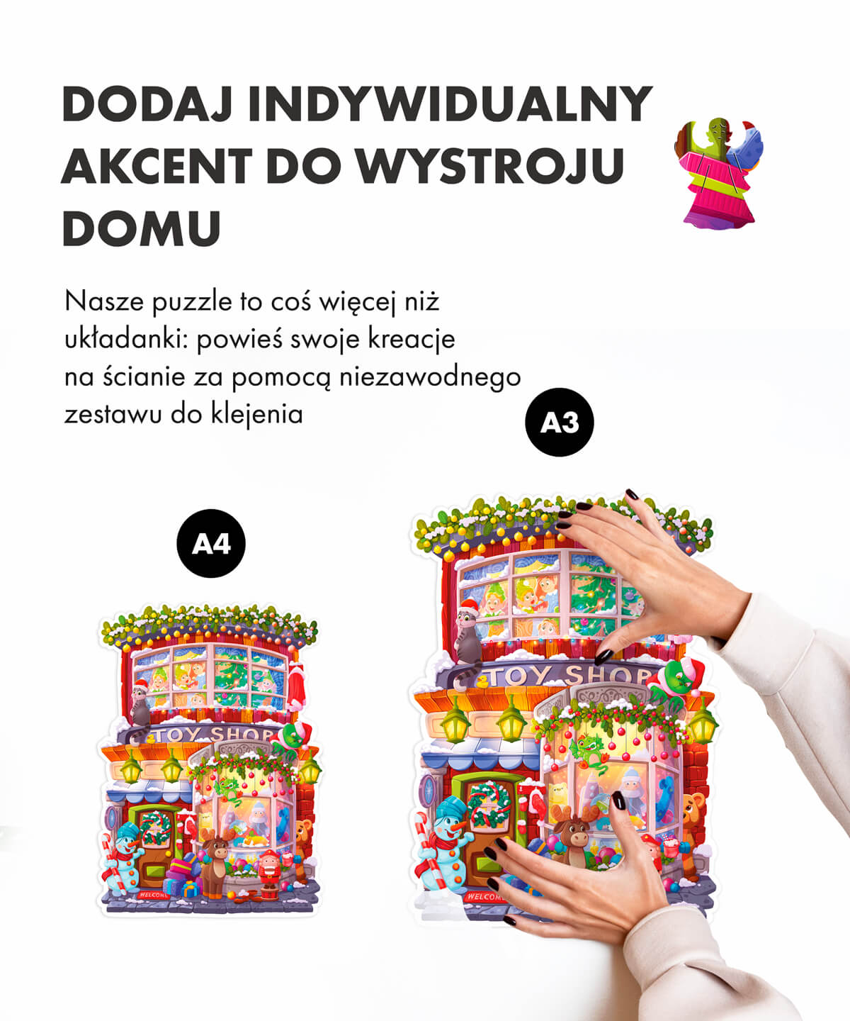 Sklep z zabawkami świątecznymi