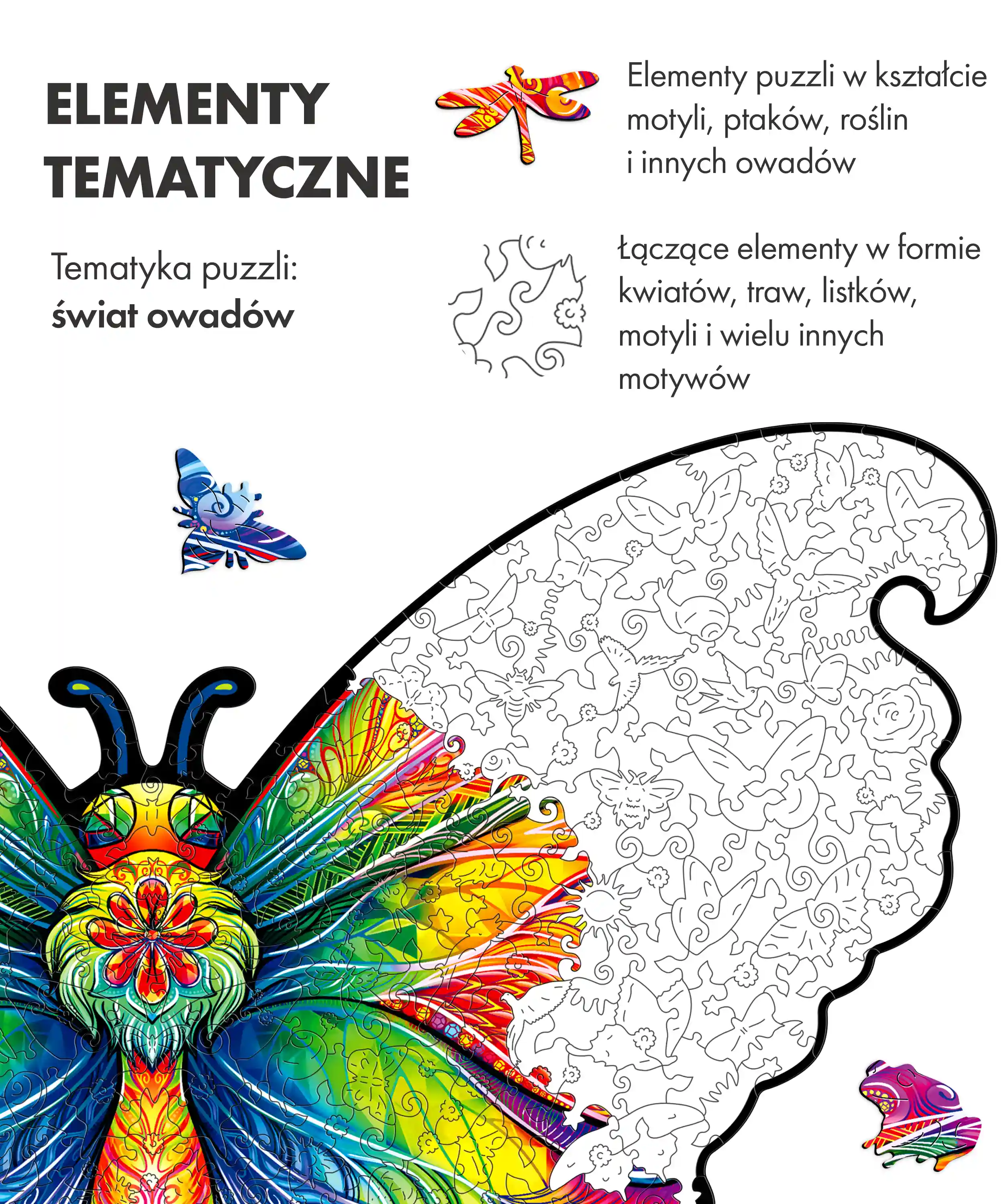 Tęczowy motyl