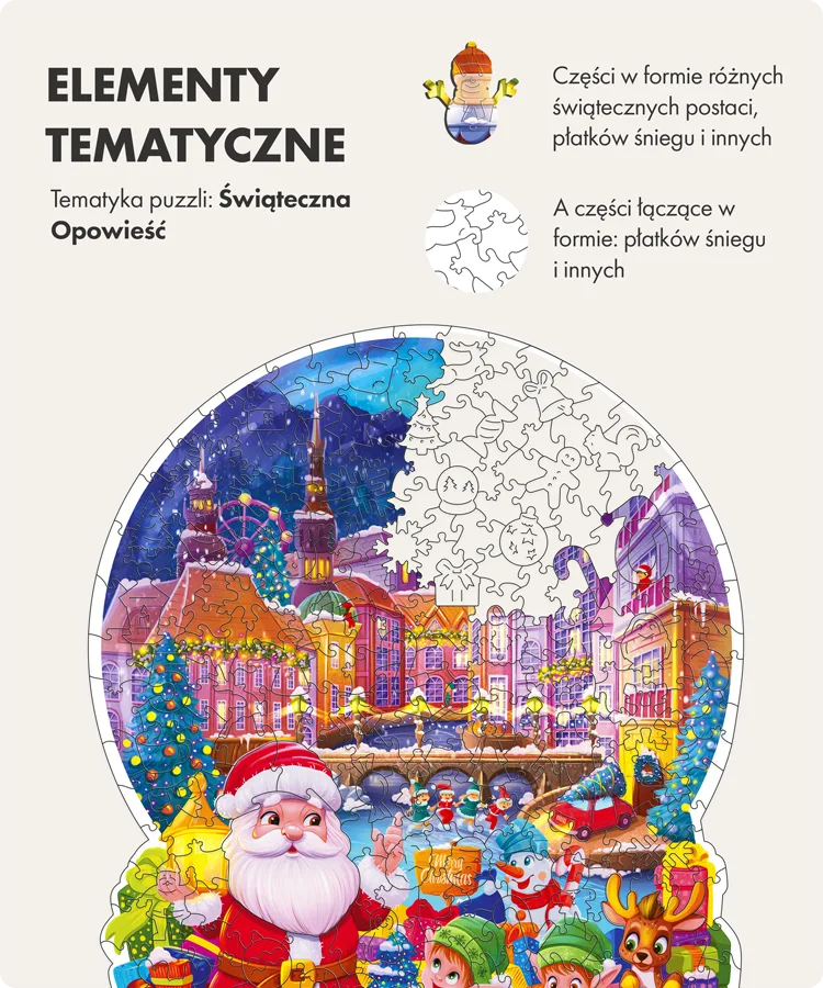 Świąteczna kula śnieżna